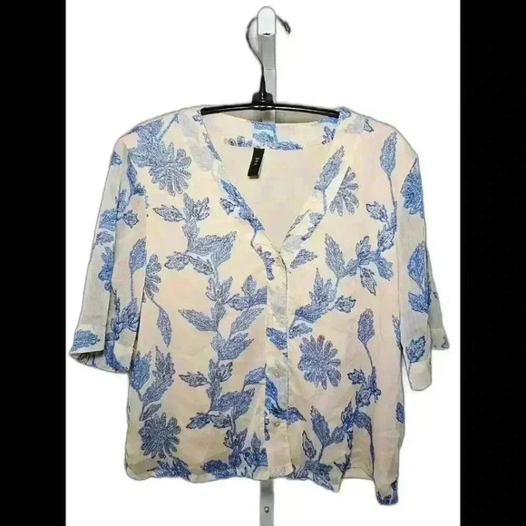 YAS Floral Print Button-Up Blouse Y.A.S. - Picture 1 of 5